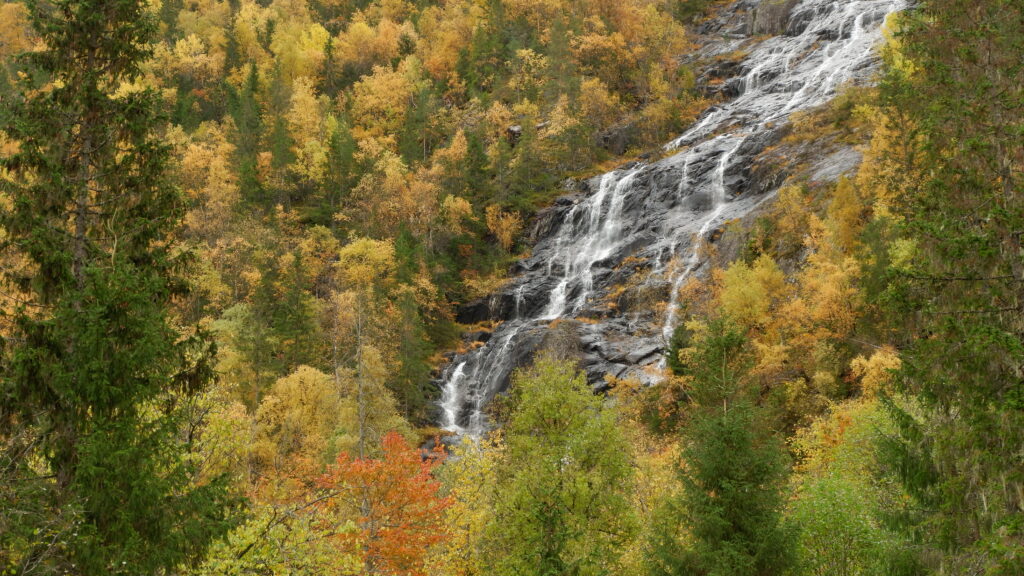 Wasserfall gegenüber der Farm
