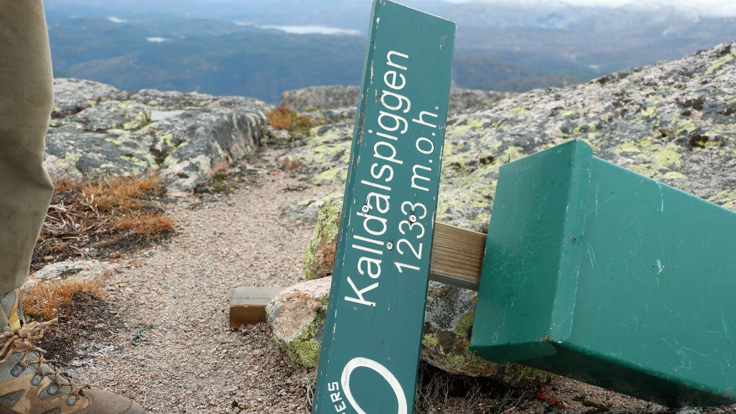 Gipfel des Kalldalspiggen