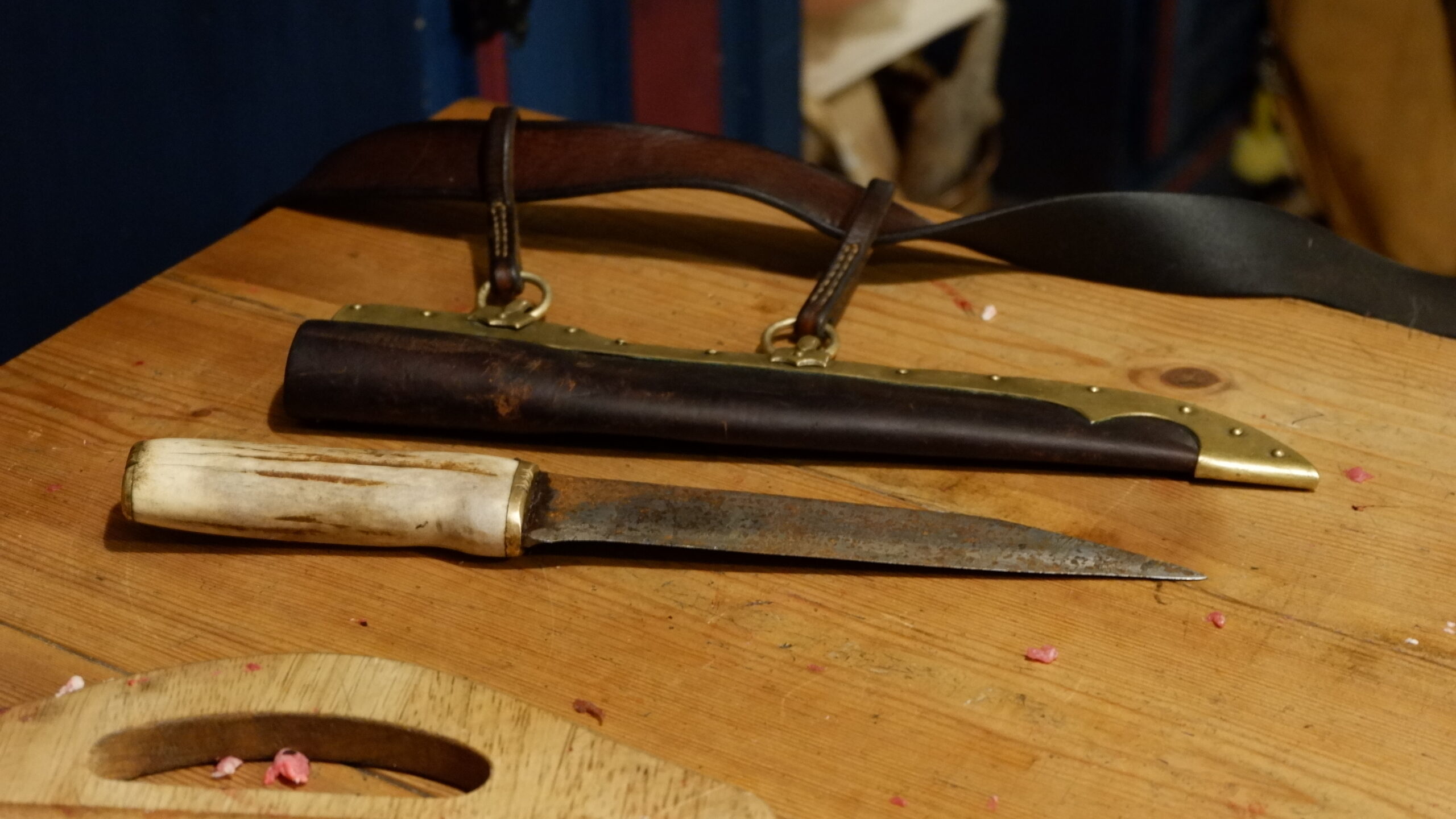 Selbstgefertigtes Sax Messer