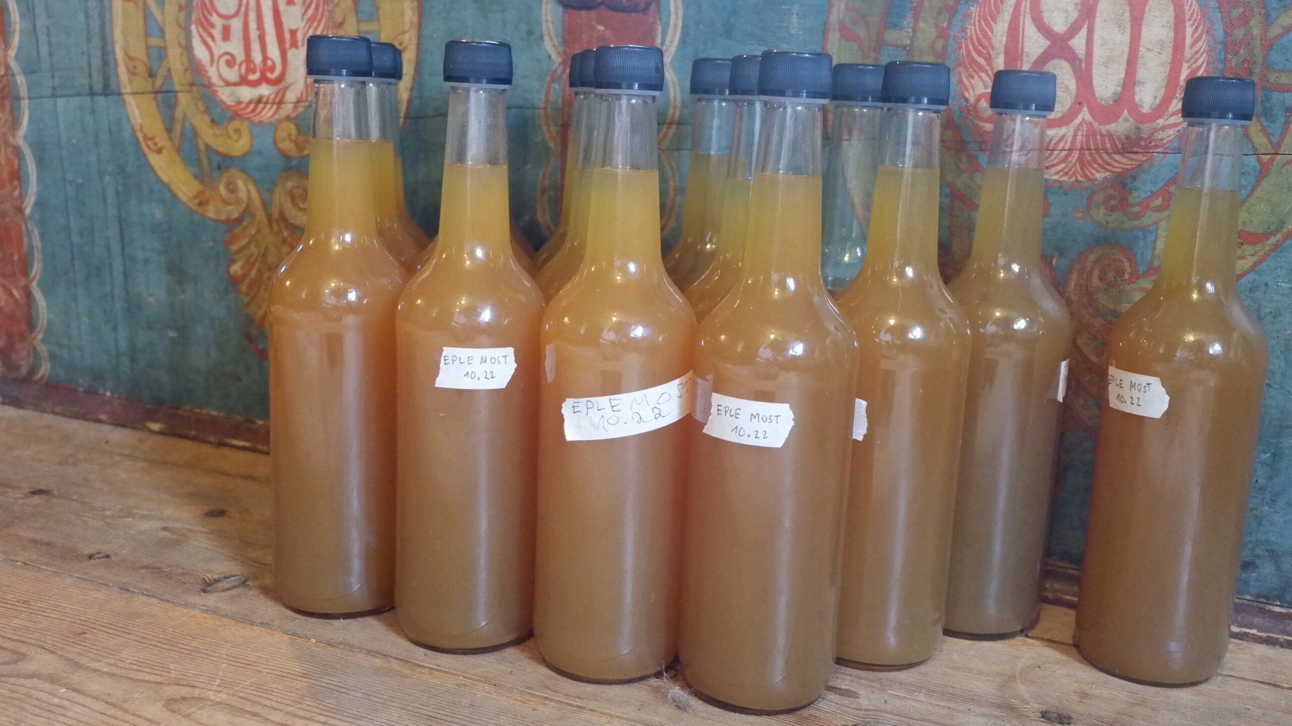 Fertig ist der Apfelsaft!