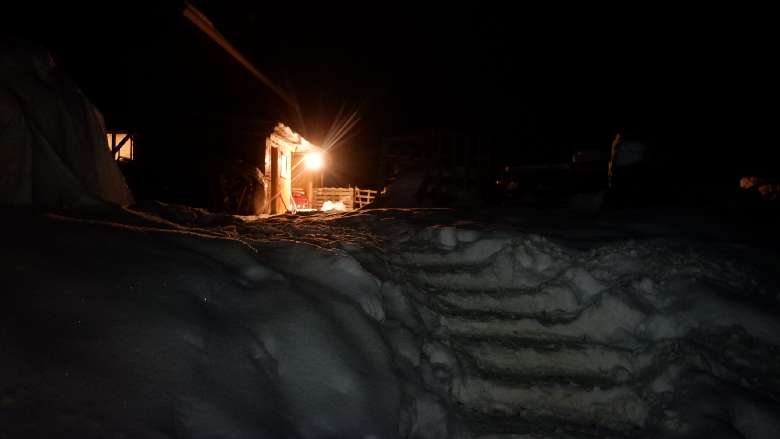 Die meiste Zeit ist es dunkel