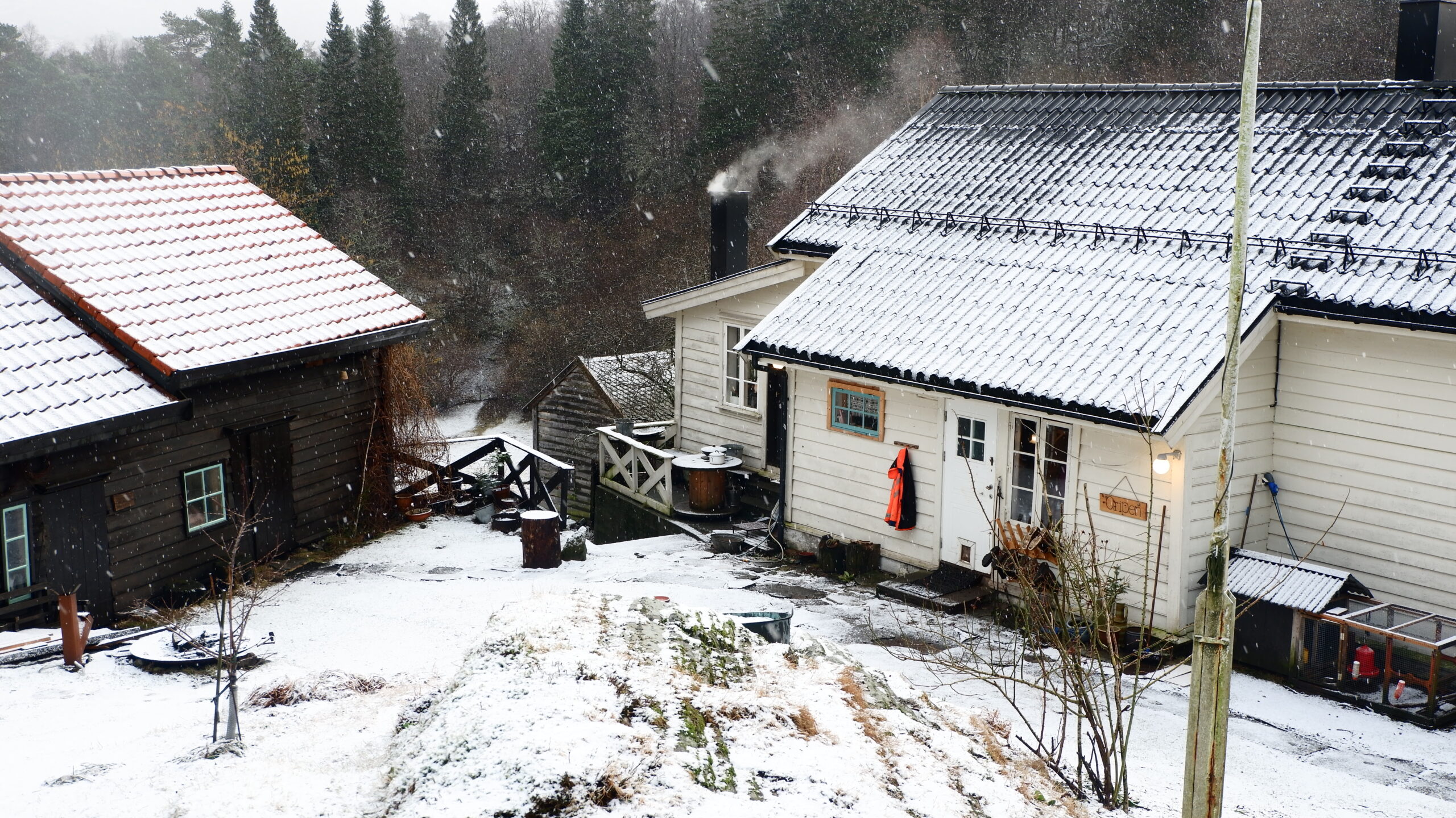 Gripengard im Schnee